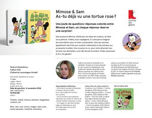 Mimose et Sam, as-tu déjà vu une tortue rose? - Fiche descriptive