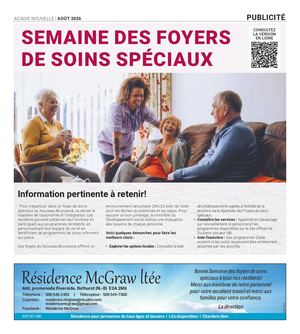 Semaine des foyers de soins spéciaux 2026