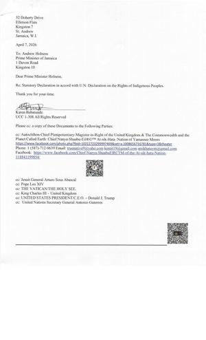 Karen Babatunde Statutory Declaration August 2026