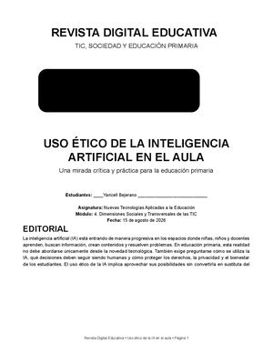Revista Digital Uso Etico Ia Educacion Primaria (1)