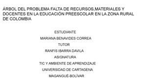 Arbol De Los Problemas Mariana Benavides