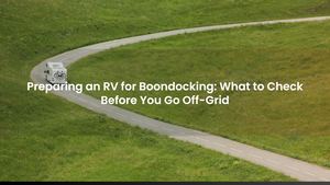 Preparing an RV for Boondocking: What to Check Before You Go Off-Grid