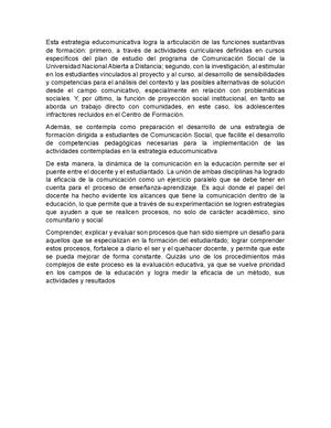 La Educomunicacion con su estilo de mediacion