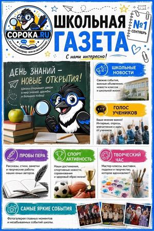 Школьная газета промо.