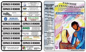 Feuillet Paroissial 16 Août 2026