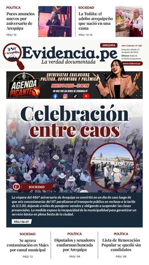 2026 08 15 Diario Evidencia Aqp