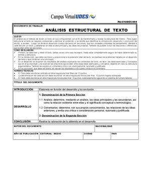 Analisis Estructural De Texto (1)