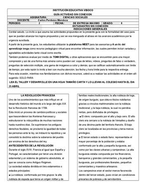 Grado 8 Taller 1 Segundo Periodo Revolucion Francesa (1)