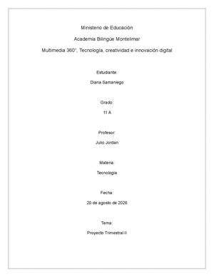 Proyecto De Tecnologia