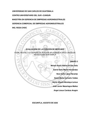Evaluacion Posicion Mercado
