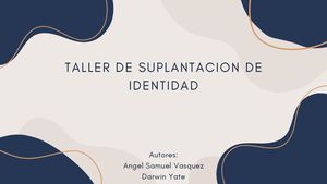 Suplantación De Identidad