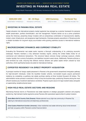 Investing In Panamá City Real Estate GLP Properties