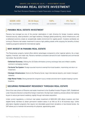 Panamá Real Estate Investment GLP Properties