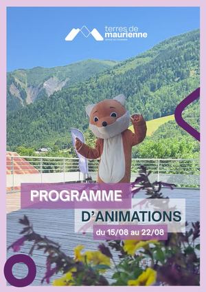 Programme d'Animation du 15.08 au 22.08