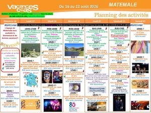 Semaine 34 Du 16 08 Au 22 08