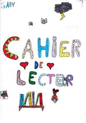 Cahier De Lecteur De Gaby