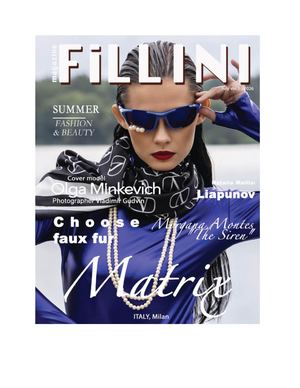 FiLLlini Magazine & Rada Krivokapic Radonjic Fashion Designer and Stylist