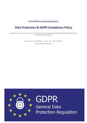 GDPR Policy Document
