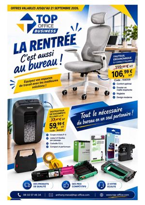 catalogue rentrée septembre