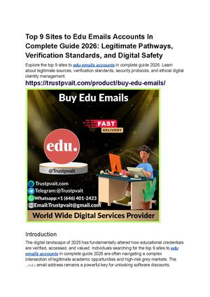 Top 9 Sites To Edu Emails Accounts In Complete Guide 2026