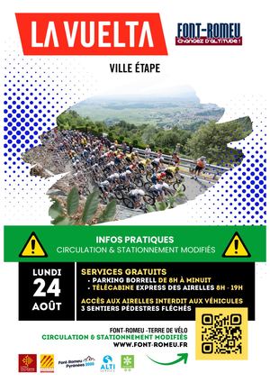 Vuelta 2026 :  Stationnement et Circulation
