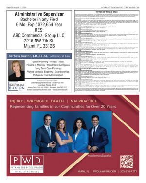 Thursday Legals 8 13 26