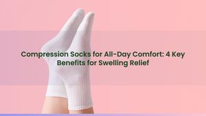 Compression Socks for All-Day Comfort: 4 Key Benefits for Swelling Relief