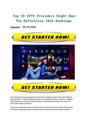Top 10 IPTV Providers in the USA: 2026 Comparison Guide