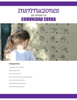Instituciones Que Ayudan A A Comunidad Sorda Lsm