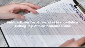 Public Adjuster Cost Guide: What to Know Before Getting Help With an Insurance Claim