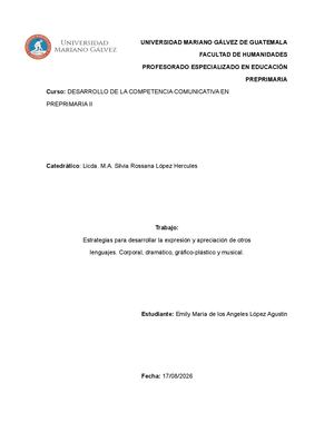 Álbum Estrategias para desarrollar la expresión y apreciación de otros lenguajes. Corporal, dramático, gráfico-plástico y musical.