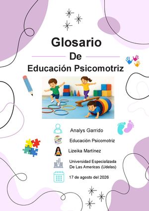 Analys Garrido “Educación Psicomotriz”