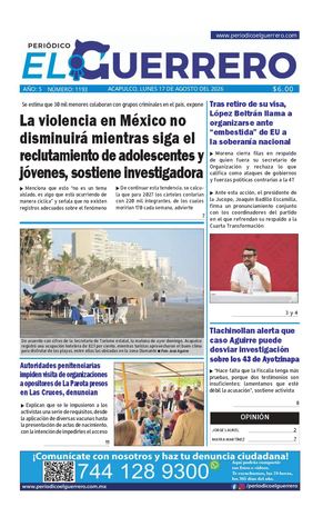 Lunes 17 de agosto del 2026