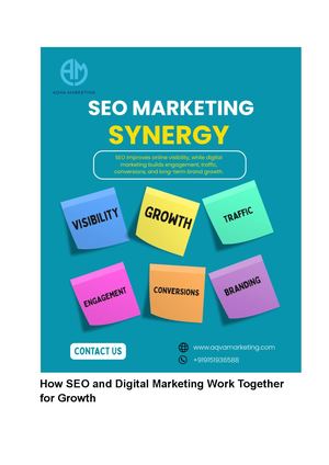 How Seo And Digital Marketing Work Together For Growth