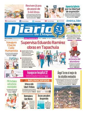 Portada, Lunes 17 De Agosto De 2026