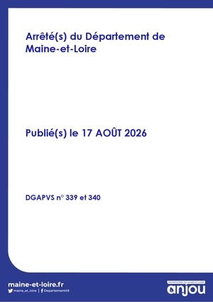 17 Août 2026 - Arretes Pvs 339 340