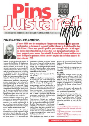 Bulletin Municipal de Pins-Justaret N° 14