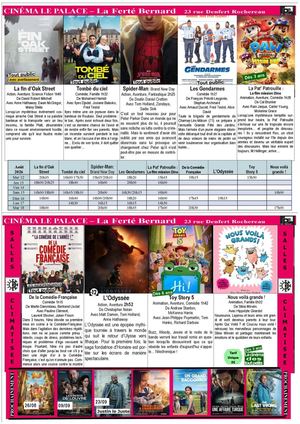 Programme du 12 au 18 août