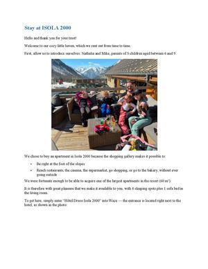 Isola2000 Guest Guide En