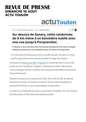 Revue De Presse 16 08 2026