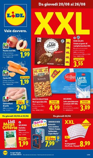 Volantino Lidl Dal 20 Al 26 Agosto 2026
