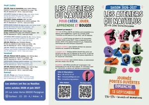 Ateliers du Nautilus 2026-2027