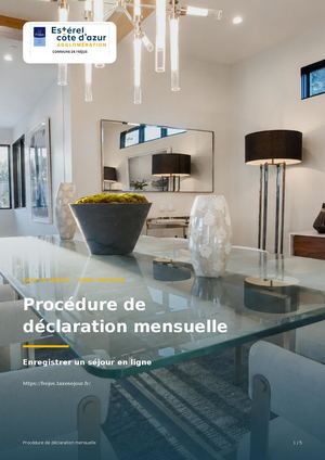 Procedure De Declaration Mensuelle Redesign