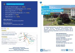 Plaquette Hopital Georges Clemenceau Decembre 2025