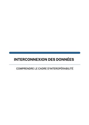 Article Principe Interconnexion  Interopérabilité