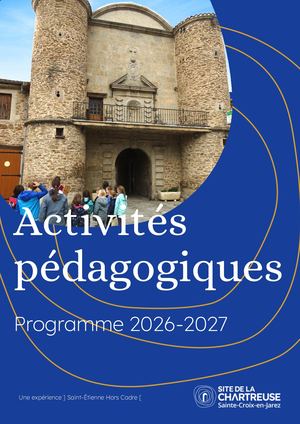Catalogue Scolaires Chartreuse 2026 2027