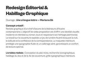 Présentation Une Si Longue Lettre, Mariama Bâ