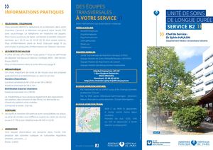 Plaquette Service B2 Unité de Soins Longue Durée Juillet 2026