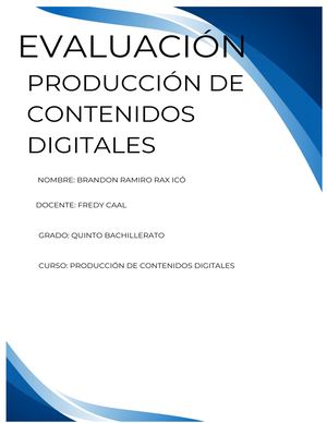 Evaluación Brandon Rax