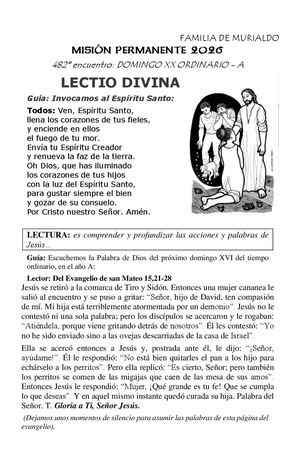 482 Domingo Xx Ordinario A